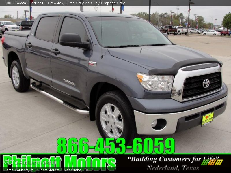 Slate Gray Metallic / Graphite Gray 2008 Toyota Tundra SR5 CrewMax