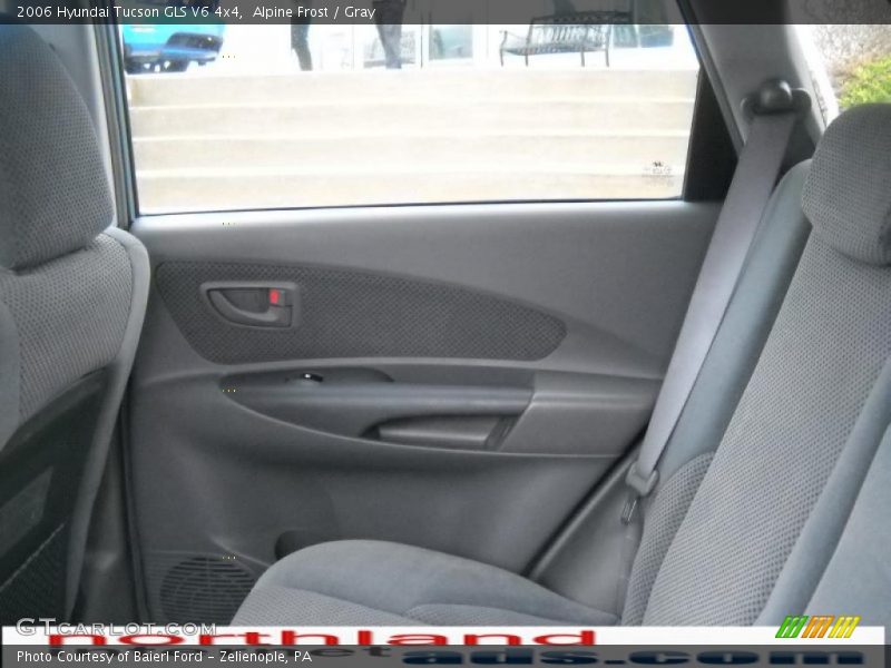 Alpine Frost / Gray 2006 Hyundai Tucson GLS V6 4x4