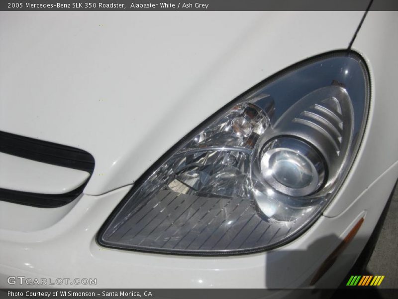 Alabaster White / Ash Grey 2005 Mercedes-Benz SLK 350 Roadster