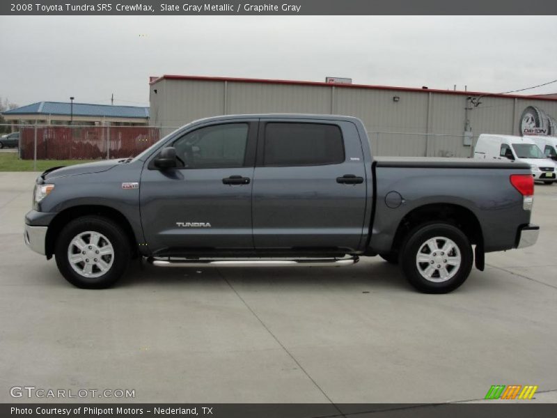 Slate Gray Metallic / Graphite Gray 2008 Toyota Tundra SR5 CrewMax