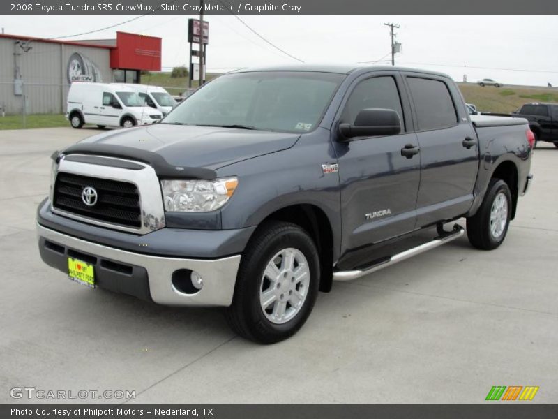 Slate Gray Metallic / Graphite Gray 2008 Toyota Tundra SR5 CrewMax