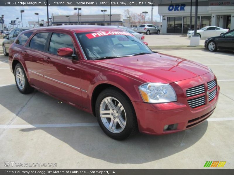 Inferno Red Crystal Pearl / Dark Slate Gray/Light Slate Gray 2006 Dodge Magnum R/T