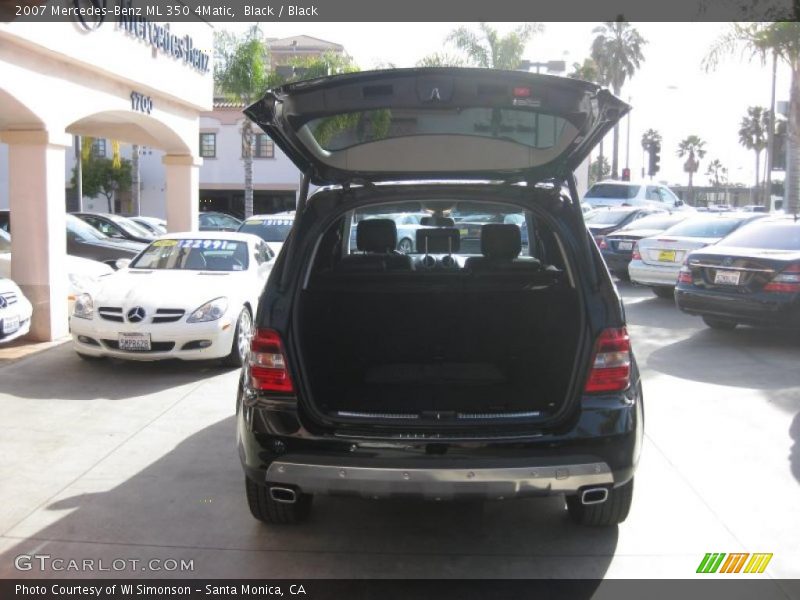 Black / Black 2007 Mercedes-Benz ML 350 4Matic