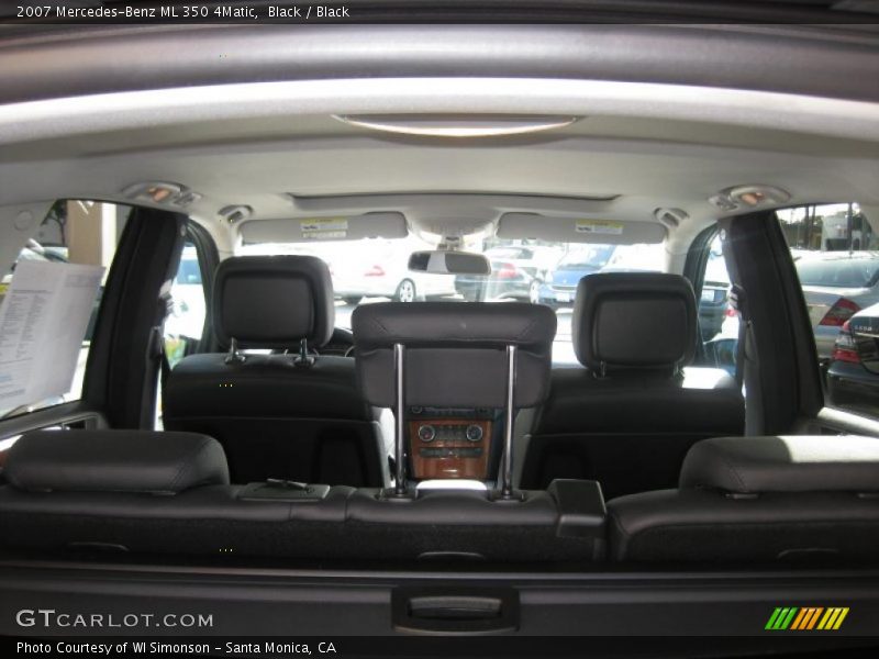 Black / Black 2007 Mercedes-Benz ML 350 4Matic