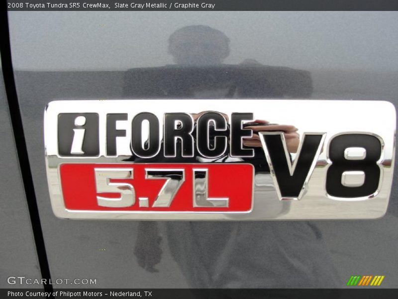 Slate Gray Metallic / Graphite Gray 2008 Toyota Tundra SR5 CrewMax