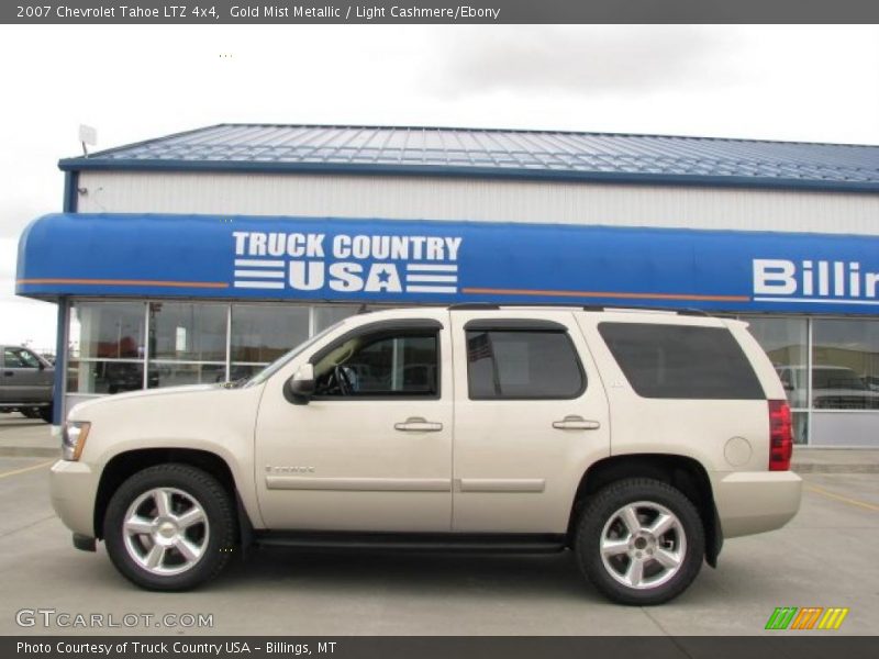 Gold Mist Metallic / Light Cashmere/Ebony 2007 Chevrolet Tahoe LTZ 4x4