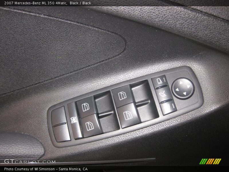 Black / Black 2007 Mercedes-Benz ML 350 4Matic