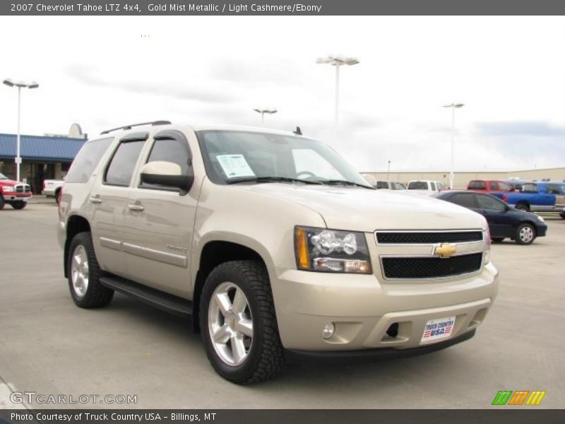 Gold Mist Metallic / Light Cashmere/Ebony 2007 Chevrolet Tahoe LTZ 4x4
