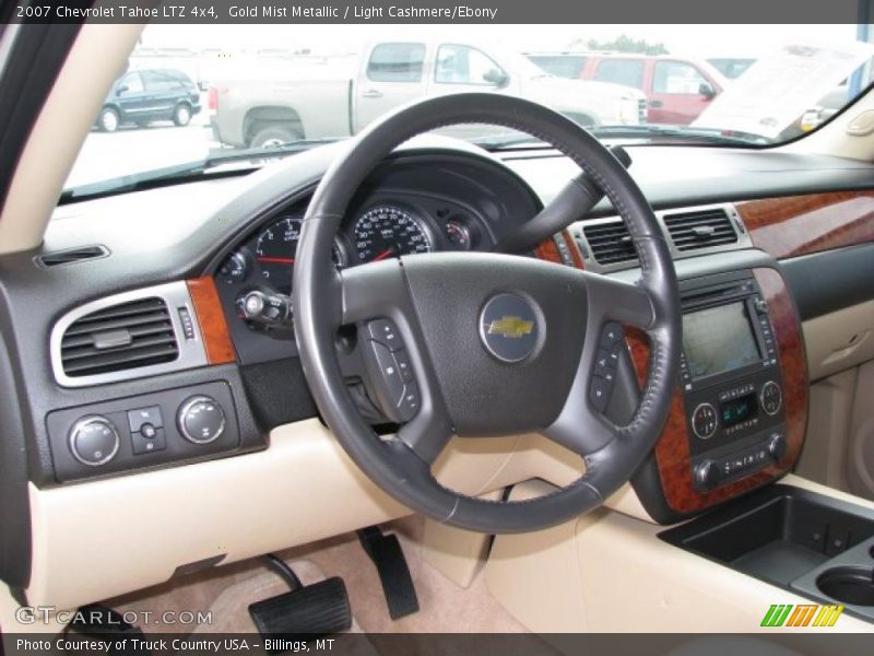 Gold Mist Metallic / Light Cashmere/Ebony 2007 Chevrolet Tahoe LTZ 4x4