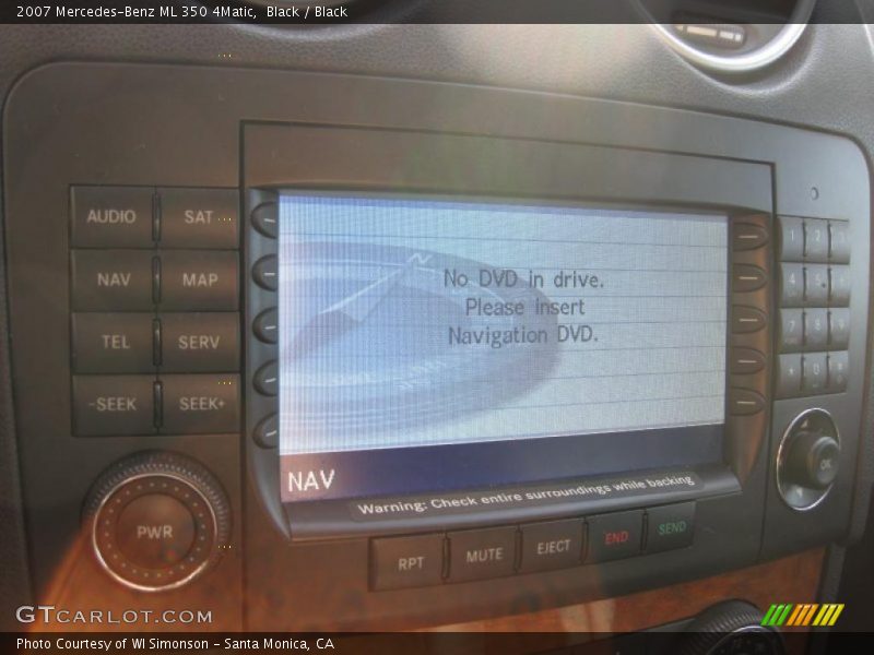Black / Black 2007 Mercedes-Benz ML 350 4Matic