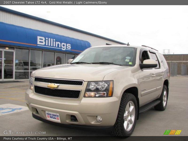 Gold Mist Metallic / Light Cashmere/Ebony 2007 Chevrolet Tahoe LTZ 4x4