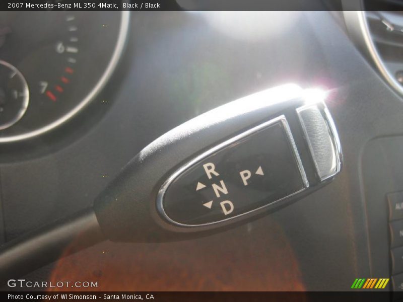 Black / Black 2007 Mercedes-Benz ML 350 4Matic