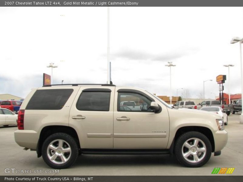 Gold Mist Metallic / Light Cashmere/Ebony 2007 Chevrolet Tahoe LTZ 4x4