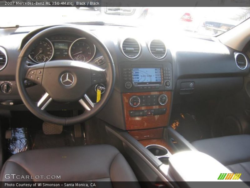 Black / Black 2007 Mercedes-Benz ML 350 4Matic
