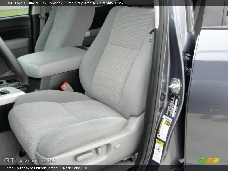 Slate Gray Metallic / Graphite Gray 2008 Toyota Tundra SR5 CrewMax