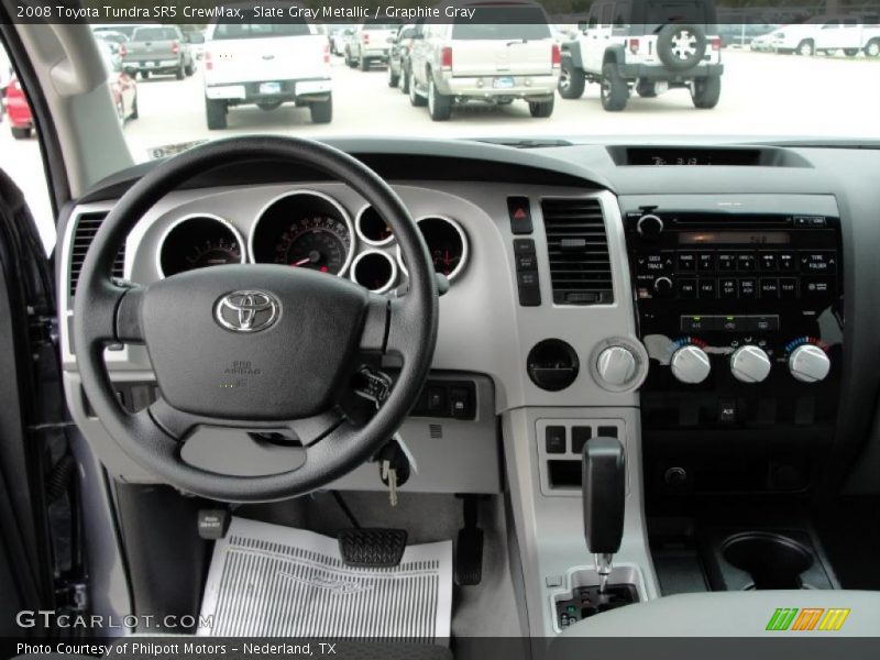 Slate Gray Metallic / Graphite Gray 2008 Toyota Tundra SR5 CrewMax