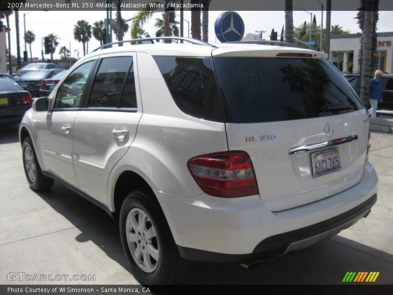 Alabaster White / Macadamia 2007 Mercedes-Benz ML 350 4Matic