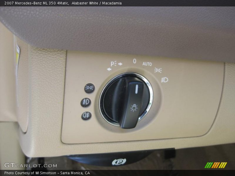 Alabaster White / Macadamia 2007 Mercedes-Benz ML 350 4Matic