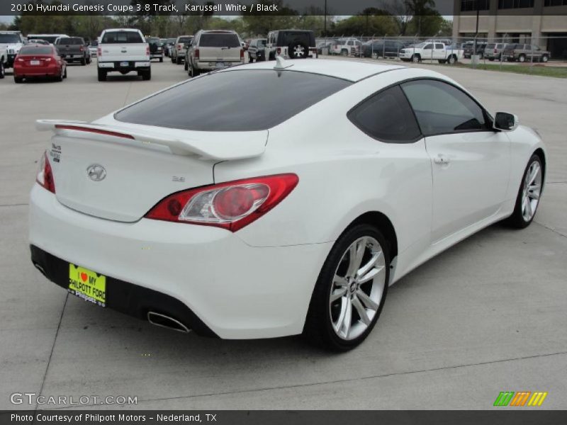 Karussell White / Black 2010 Hyundai Genesis Coupe 3.8 Track