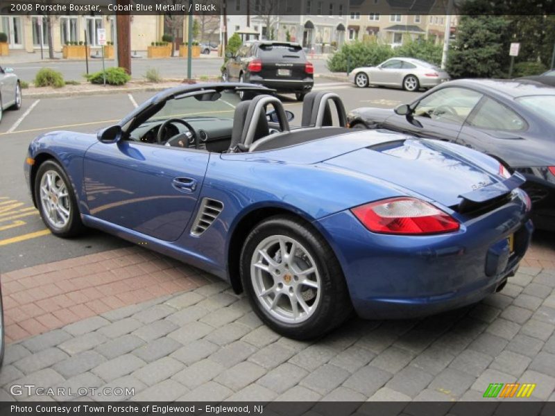 Cobalt Blue Metallic / Black 2008 Porsche Boxster