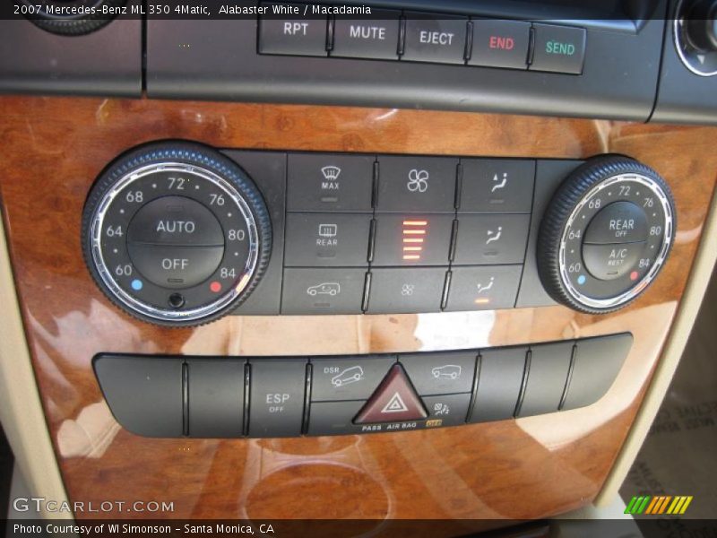 Alabaster White / Macadamia 2007 Mercedes-Benz ML 350 4Matic
