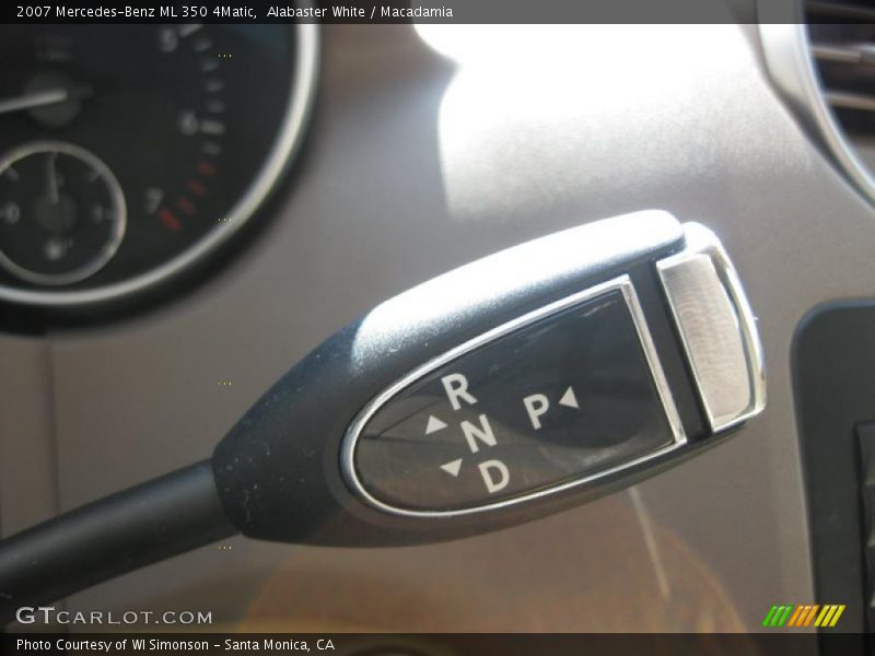 Alabaster White / Macadamia 2007 Mercedes-Benz ML 350 4Matic