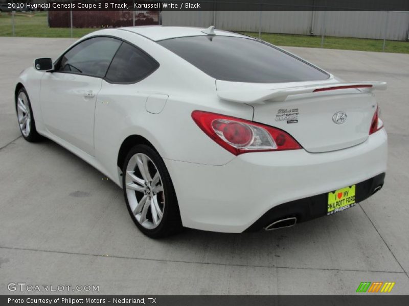 Karussell White / Black 2010 Hyundai Genesis Coupe 3.8 Track