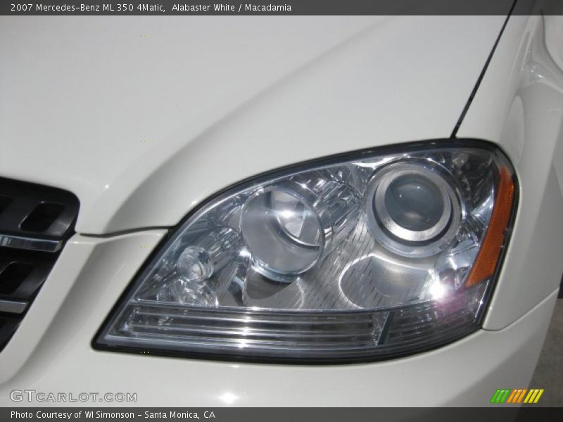 Alabaster White / Macadamia 2007 Mercedes-Benz ML 350 4Matic