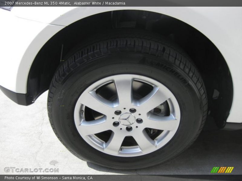 Alabaster White / Macadamia 2007 Mercedes-Benz ML 350 4Matic