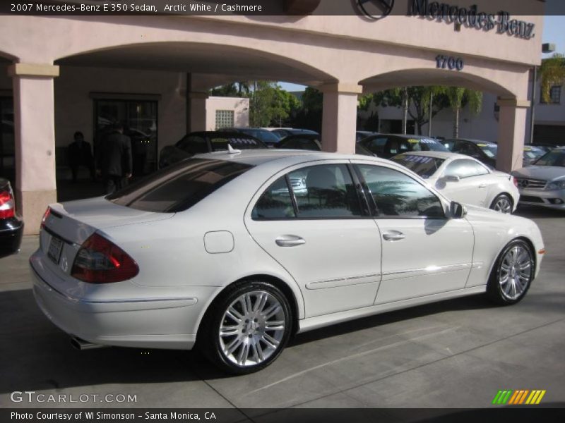 Arctic White / Cashmere 2007 Mercedes-Benz E 350 Sedan