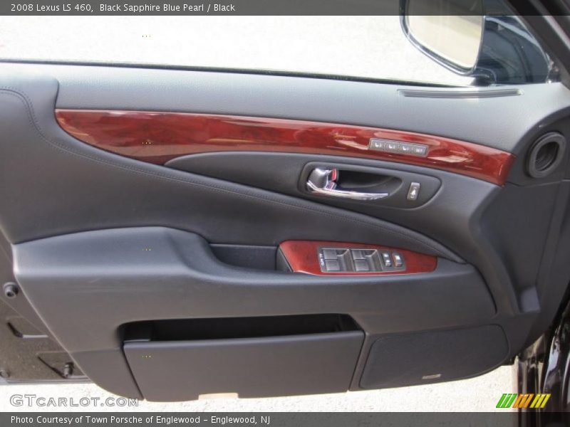 Black Sapphire Blue Pearl / Black 2008 Lexus LS 460