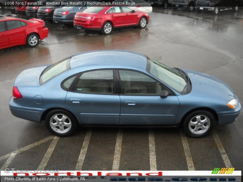Windveil Blue Metallic / Medium/Dark Pebble Beige 2006 Ford Taurus SE