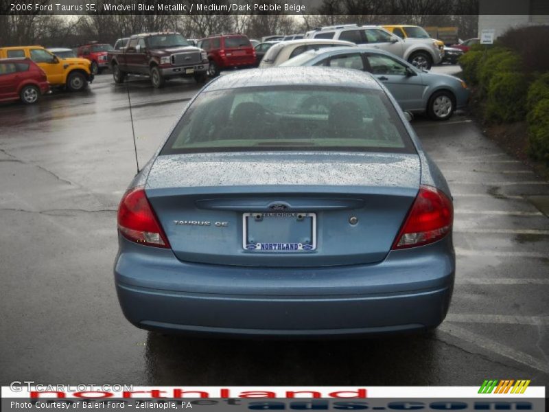 Windveil Blue Metallic / Medium/Dark Pebble Beige 2006 Ford Taurus SE