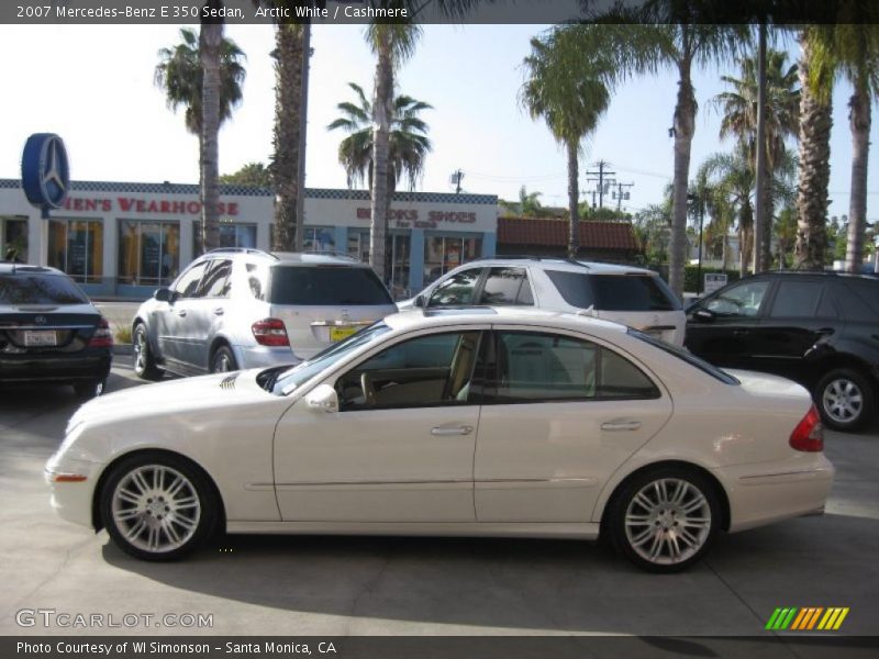Arctic White / Cashmere 2007 Mercedes-Benz E 350 Sedan