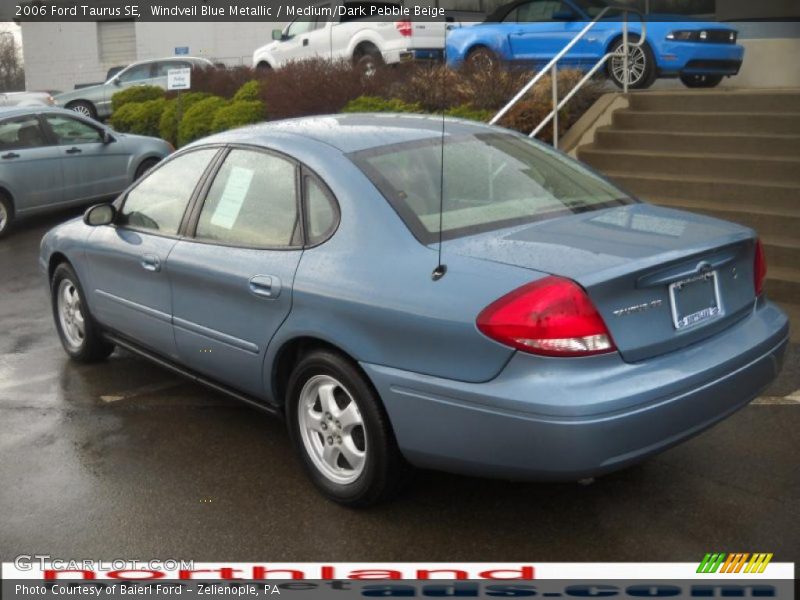 Windveil Blue Metallic / Medium/Dark Pebble Beige 2006 Ford Taurus SE