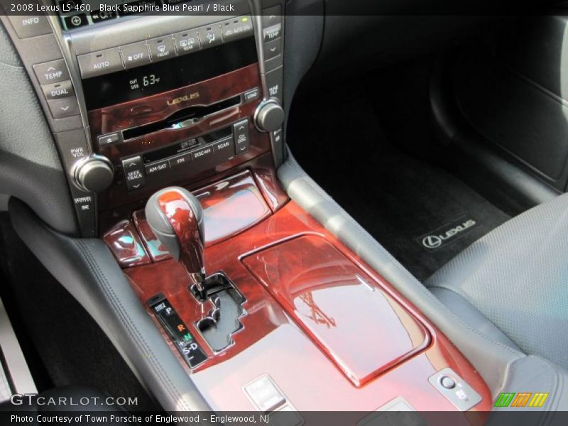 Black Sapphire Blue Pearl / Black 2008 Lexus LS 460