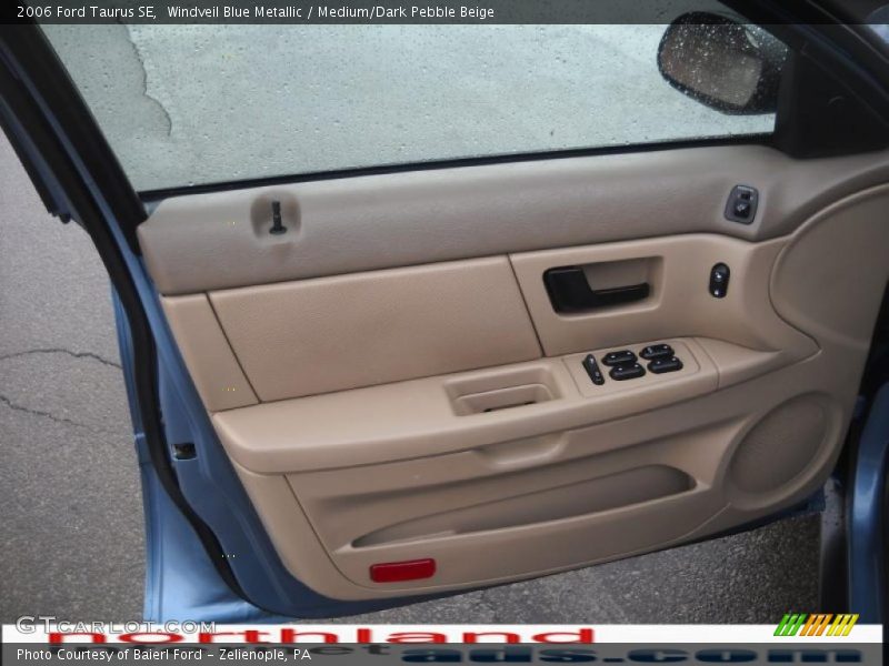Windveil Blue Metallic / Medium/Dark Pebble Beige 2006 Ford Taurus SE