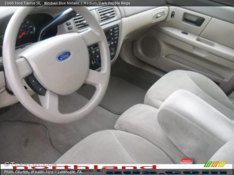 Windveil Blue Metallic / Medium/Dark Pebble Beige 2006 Ford Taurus SE