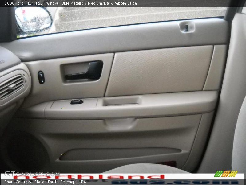 Windveil Blue Metallic / Medium/Dark Pebble Beige 2006 Ford Taurus SE