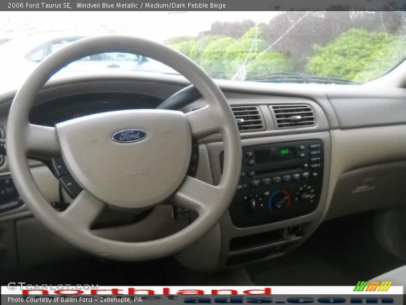 Windveil Blue Metallic / Medium/Dark Pebble Beige 2006 Ford Taurus SE