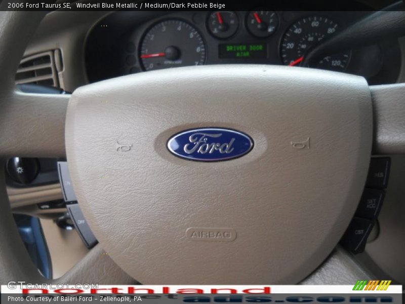 Windveil Blue Metallic / Medium/Dark Pebble Beige 2006 Ford Taurus SE