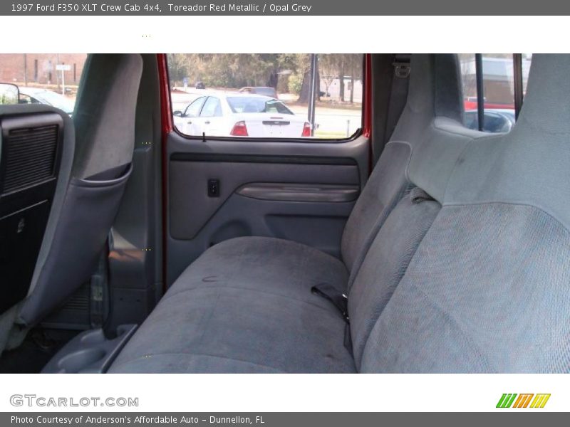 Toreador Red Metallic / Opal Grey 1997 Ford F350 XLT Crew Cab 4x4