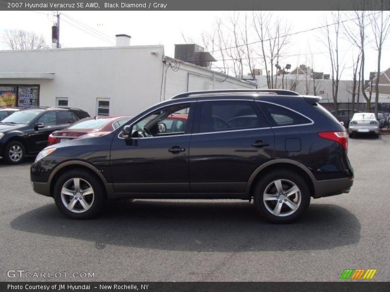 Black Diamond / Gray 2007 Hyundai Veracruz SE AWD