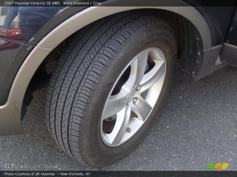 Black Diamond / Gray 2007 Hyundai Veracruz SE AWD