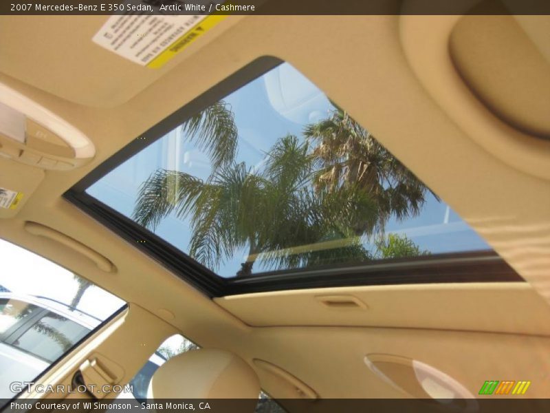 Arctic White / Cashmere 2007 Mercedes-Benz E 350 Sedan