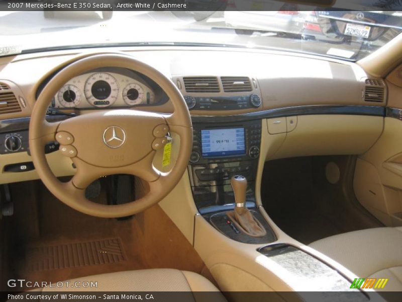 Arctic White / Cashmere 2007 Mercedes-Benz E 350 Sedan