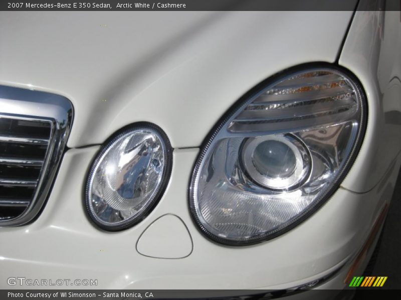 Arctic White / Cashmere 2007 Mercedes-Benz E 350 Sedan
