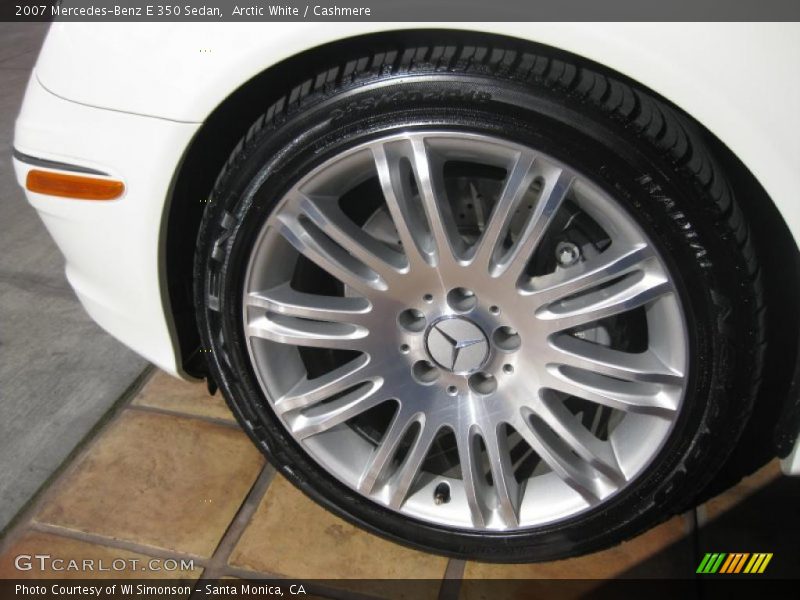 Arctic White / Cashmere 2007 Mercedes-Benz E 350 Sedan