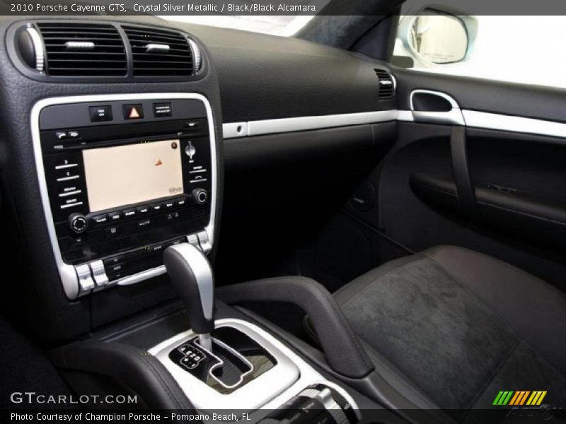Crystal Silver Metallic / Black/Black Alcantara 2010 Porsche Cayenne GTS