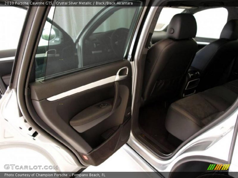 Crystal Silver Metallic / Black/Black Alcantara 2010 Porsche Cayenne GTS